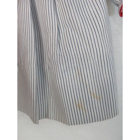 Baby Togs Vintage 80's Tulip Corduroy Pinafore Striped Dress 2 Piece 2T - Picture 8 of 11